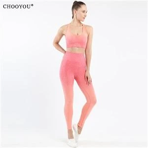 Gradient sport yelekli yoga kostyumi